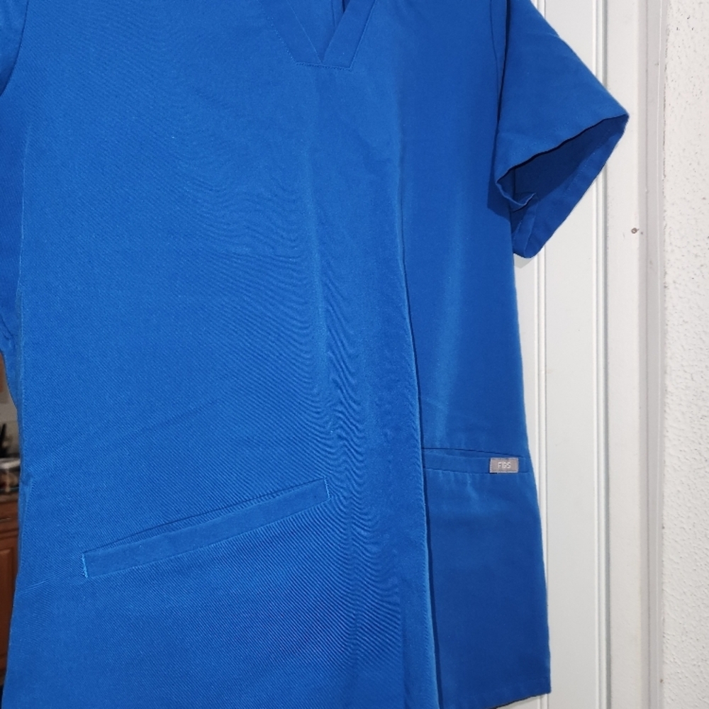 Blue Scrub Top
